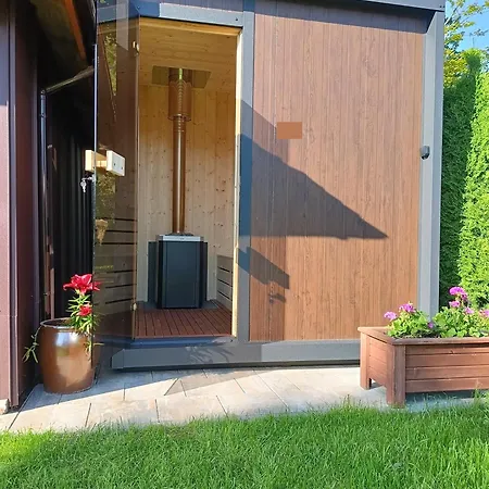 Lägenhet Piekny Zakatek Na Kaszubach - Z Jacuzzi I Sauna *